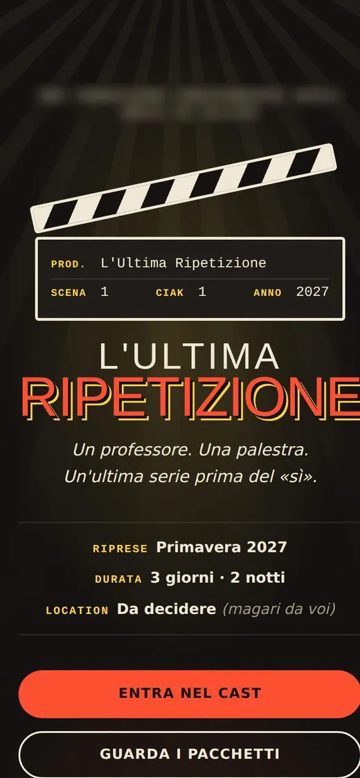 La stessa pagina su smartphone